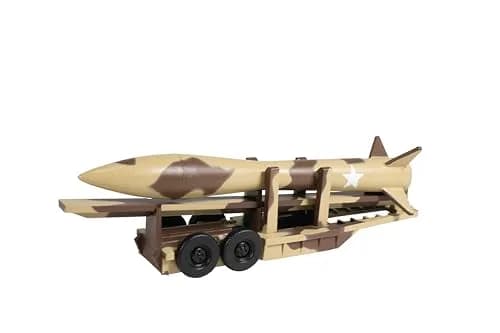 Bachmann Trains 52' Center Depressed Flat Car Camouflage - Missile HO Scale | Highly Detailed Painted Body with Precision Graphics thumbnail 5