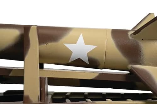 Bachmann Trains 52' Center Depressed Flat Car Camouflage - Missile HO Scale | Highly Detailed Painted Body with Precision Graphics thumbnail 3