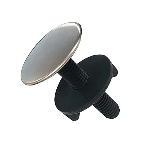 PCTC Brushed Metal Stainless Steel Kitchen Faucet Hole Cover 2-Pack | Fits Standard US Sink Holes thumbnail 4