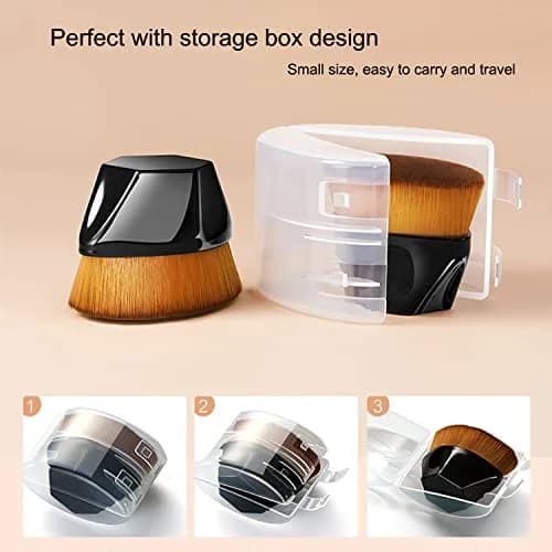 PHOERA Foundation & Primer Set with Kabuki Brushes & Sponges (Buff Beige + Sand) | Full Coverage Matte Finish thumbnail 6
