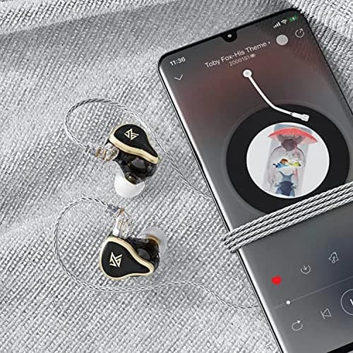 KZ ZAS 7BA+1DD in Ear Monitor for Musicians | 36dB Isolation, Stage thumbnail 4