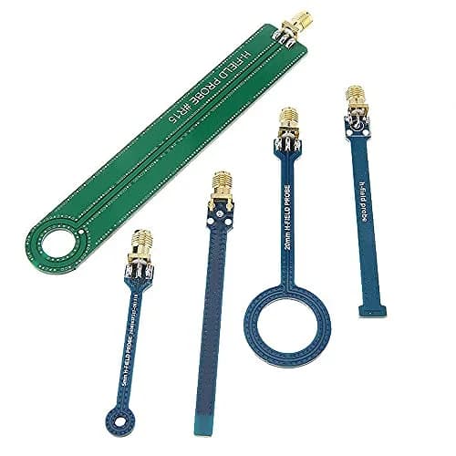 SaiDian EMC EMI Near Field Probe Set 9KHz-3GHz SMA Female Antenna (5 Pcs, Black/Gold) thumbnail 8