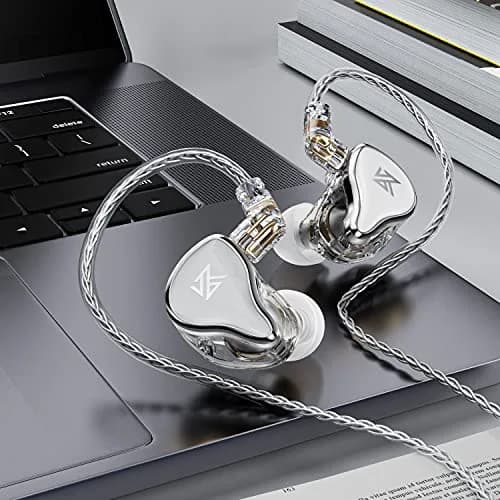 KZ ZAS 7BA+1DD Hybrid In-Ear Monitor Headphones with Mic, 1.7cm (0.67in) W x 2.2cm (0.87in) H x 2.1cm (0.83in) L | Wired 3.5mm Jack for Gaming & Music thumbnail 7