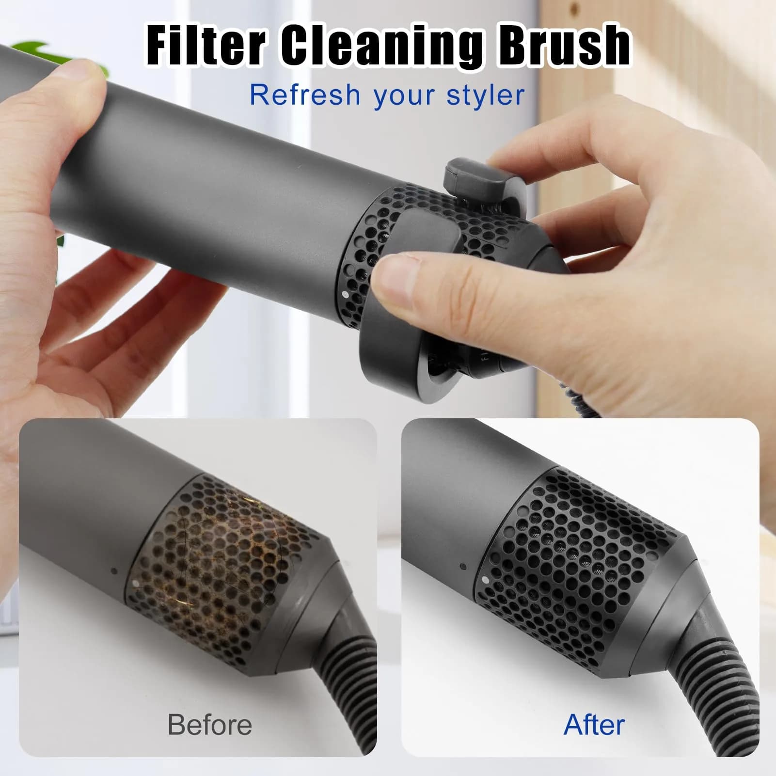 Chuancheng Gentle Air Attachment for Dyson Airwrap HS01 HS05 | Fine Hair & Sensitive Scalp Diffuser - view 2