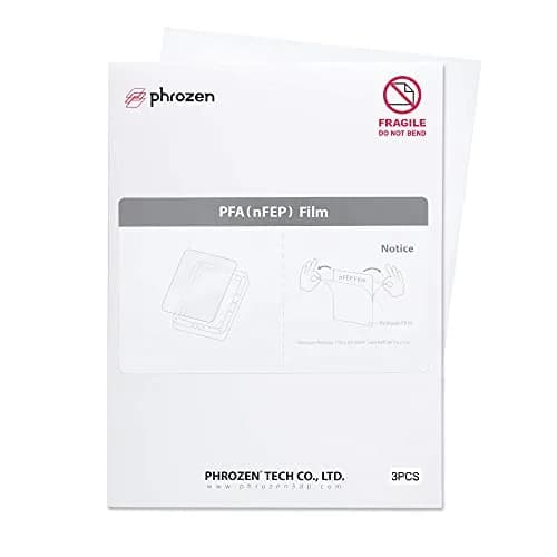 Phrozen PFA (nFEP) Release Film 3 pcs A4 Size 210 X 297mm | 95% UV Transmission for Accurate Prints thumbnail 1