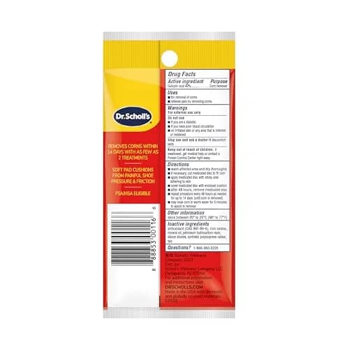 Dr. Scholl's Corn REMOVERS 9 Ct | Fast Corn Removal, Maximum Strength, All Day Stay thumbnail 8