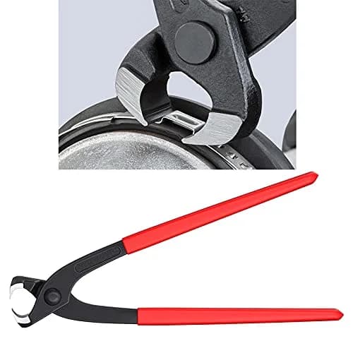 Alfykym 9 inch Ear Clamp Pliers Single Ear Hose Clamps Pincer Crimper Tool 225mm (8.86 inch) | Secures Pipes and Automotive Hoses thumbnail 3