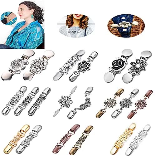 Vingol Vintage Metal Buckle 10cm x 2cm | Durable Silk Scarf Accessory (70-120 chars) thumbnail 2