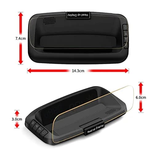 wiiyii Car HUD OBD2 Gauge, Head Up Display, Digital Speedometer, Wide Viewing, Safe Driving thumbnail 7