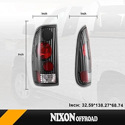 Nixon Offroad LED Tail Lights Assembly for 1997-2003 Ford F-150 F-250 | DOT/SAE Compliant, Waterproof, Easy Fit thumbnail 4