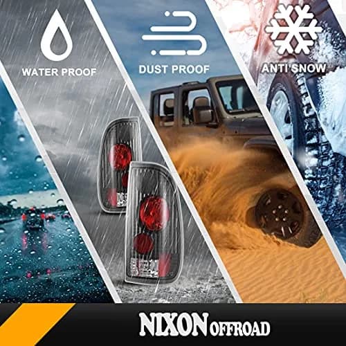 Nixon Offroad LED Tail Lights Assembly for 1997-2003 Ford F-150 F-250 | DOT/SAE Compliant, Waterproof, Easy Fit thumbnail 5