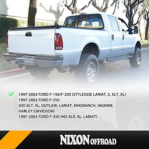 Nixon Offroad LED Tail Lights Assembly for 1997-2003 Ford F-150 F-250 | DOT/SAE Compliant, Waterproof, Easy Fit thumbnail 6