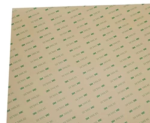 3M 9474LE 300LSE Double-Sided Adhesive Transfer Tape 30 Sheets 30.5cm x 30.5cm (12" x 12") | Attaches Digitizers, Bonds Low Surface Energy Plastics thumbnail 1
