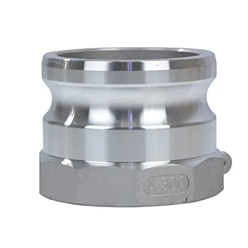 Quafwia 3 inch (7.62 cm) Aluminum Cam Lock Fittings Type A Male NPT x Female Thread (2-Pack) | Standard AA59326 Quick Disconnect Couplers thumbnail 2