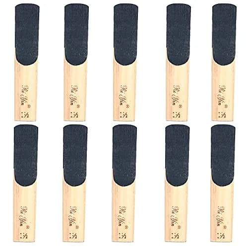 Alnicov Tenor Saxophone Reeds Strength 1.5, Set of 10 | Digital Reed-Making Technology for Rich Professional Sound thumbnail 1