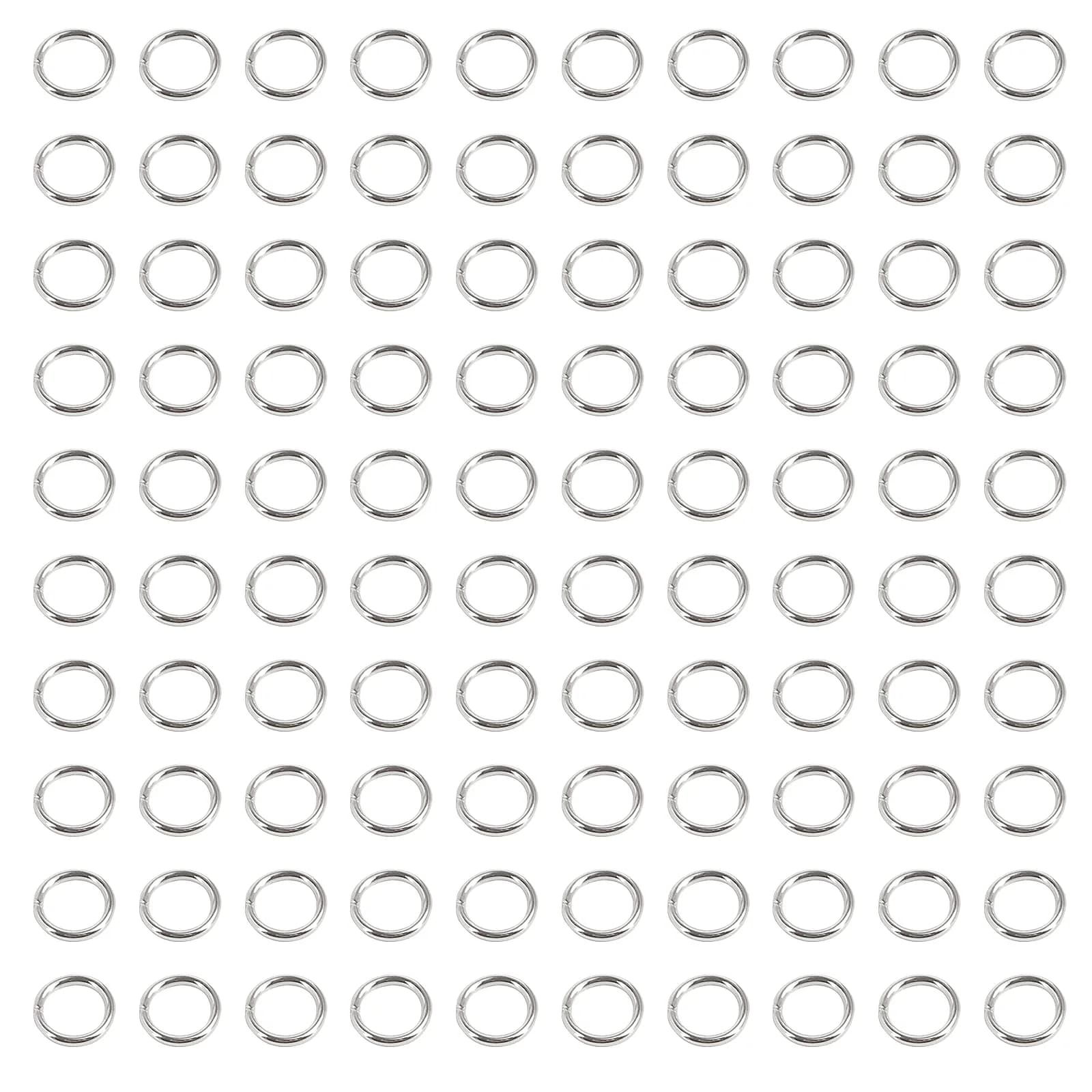Uniclife 6 mm Silver Jump Rings 1000 PCS | Jewelry Making Open Loops for DIY Crafts