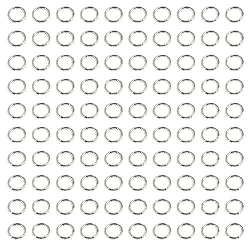 Uniclife 6 mm Silver Jump Rings 1000 PCS | Jewelry Making Open Loops for DIY Crafts thumbnail 1