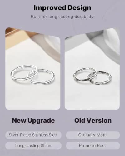 Uniclife 6 mm Silver Jump Rings 1000 PCS | Jewelry Making Open Loops for DIY Crafts thumbnail 4