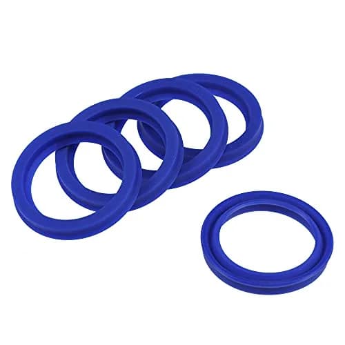 uxcell UHS Radial Shaft Seal 28mm ID x 35.5mm OD x 5mm Width PU Oil Seal, Blue Pack of 5 | Oil Resistance & Easy Installation thumbnail 1