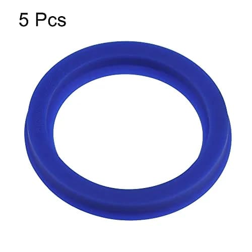 uxcell UHS Radial Shaft Seal 28mm ID x 35.5mm OD x 5mm Width PU Oil Seal, Blue Pack of 5 | Oil Resistance & Easy Installation thumbnail 4