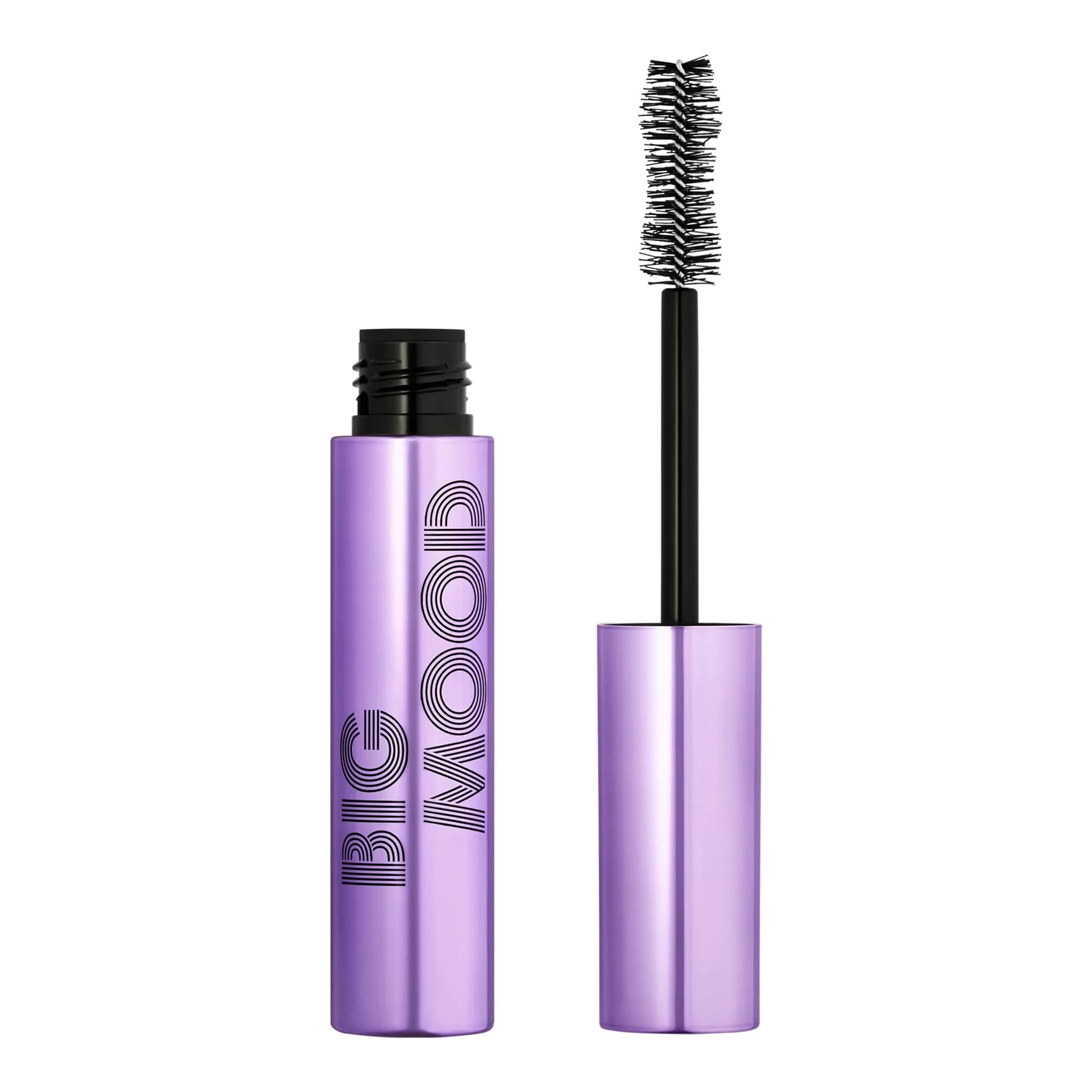 e.l.f. Big Mood Mascara Black 9ml (0.30 fl Oz) | Bold, Lifted, Voluminous Lashes with Jojoba Wax — Black - Washable
