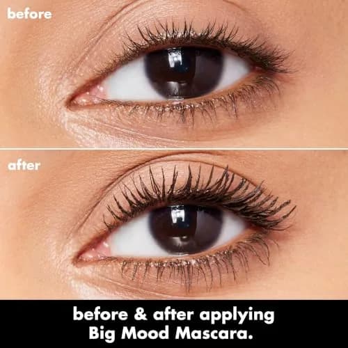 e.l.f. Big Mood Mascara Black 9ml (0.30 fl Oz) | Bold, Lifted, Voluminous Lashes with Jojoba Wax thumbnail 4