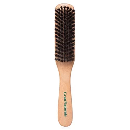 GranNaturals Boar Bristle Hair Brush - Large 10cm (4in) Smoothing Brush for Sleek, Frizz-Free Styles thumbnail 1