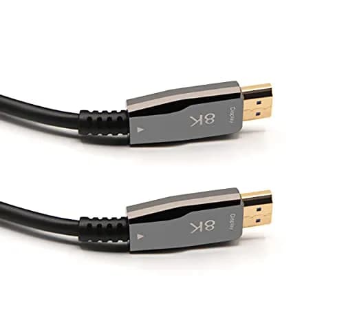 Pacroban 50ft Fiber Optic HDMI 2.1 Cable | 8K@60Hz, 4K@120Hz, 48Gbps, eARC, CL3 Rated thumbnail 2