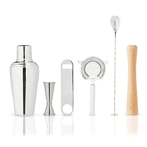 Viski Travel Bartender Kit 6pc Set | Portable Cocktail Mixing Essentials for On-the-Go Mixology thumbnail 5