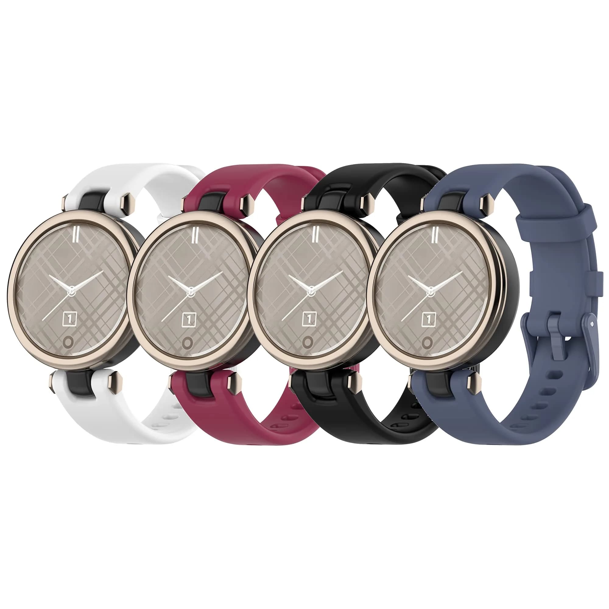 Bangyee Silicone Sport Replacement Bands for Garmin Lily 4-Pack (15cm-21.8cm) | Compatible with Garmin Lily Smartwatch - main product image