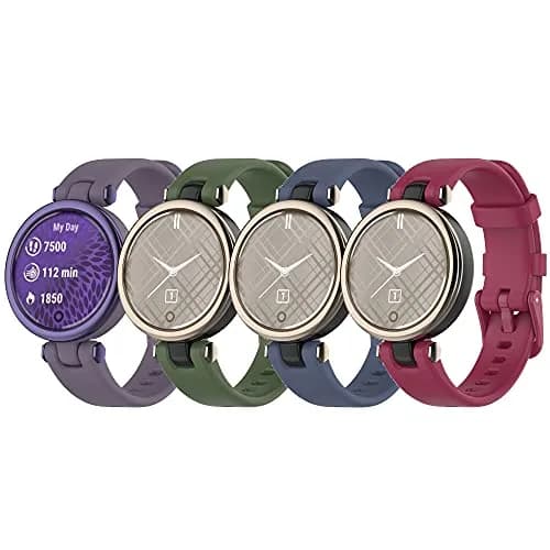 Bangyee Silicone Watch Bands Compatible with Garmin Lily 4-Pack (15cm-21.5cm) | Sport & Fashion Replacement Straps thumbnail 1