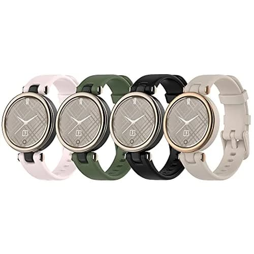 Bangyee Silicone Watch Band for Garmin Lily Smartwatch | 4-Pack, Adjustable, Swim-Ready | Fits 5.5-8.7 inch Wrists thumbnail 1