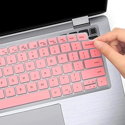 MUBUY-GOL Keyboard Cover Skin for Dell Latitude 14" Pink | Durable Silicone Keyboard Protector thumbnail 5
