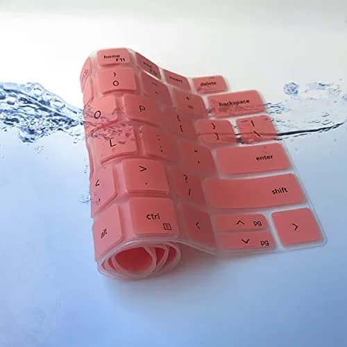 MUBUY-GOL Keyboard Cover Skin for Dell Latitude 14" Pink | Durable Silicone Keyboard Protector thumbnail 8