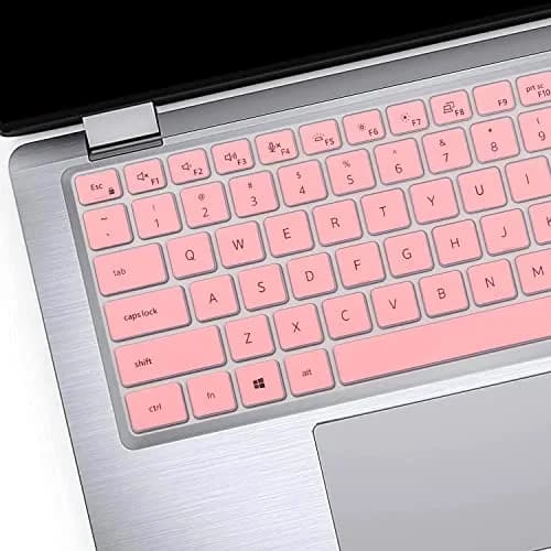 MUBUY-GOL Keyboard Cover Skin for Dell Latitude 14" Pink | Durable Silicone Keyboard Protector thumbnail 3
