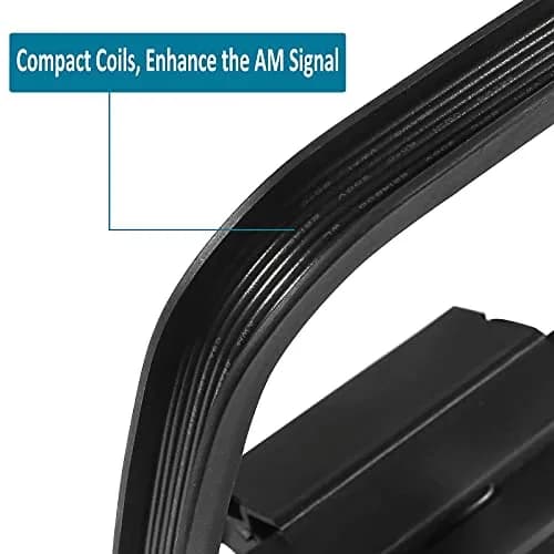 AEDIKO AM Loop Antenna 11.9cm (4.6in) | Improves AM Signal Stability for Home Stereo Receivers thumbnail 3