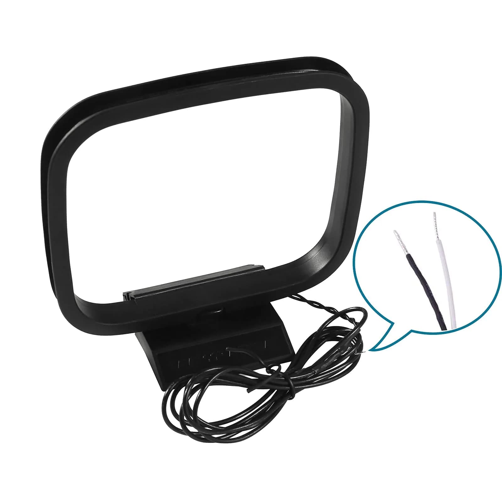 AEDIKO AM Loop Antenna with 2-Pin Bare Wire Connector for Indoor Radio & Stereo Receivers - view 4