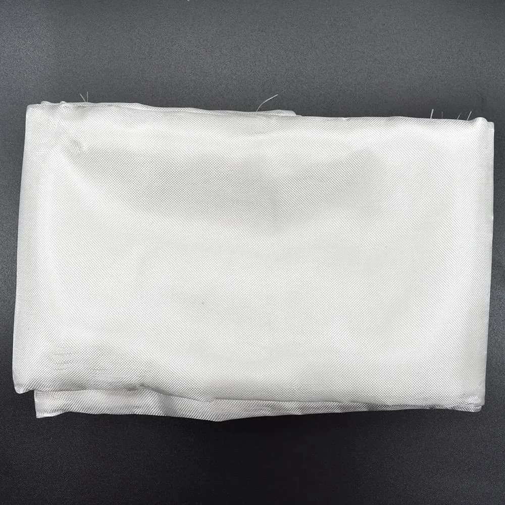 DELLMAO 1.5oz Fiberglass Cloth Sheet 270cm x 127cm | High Density White Fiberglass Mat — White