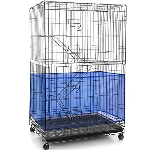 Shappy Bird Cage Seed Catcher Net 300 x 37 cm (118 x 15 Inch) | Breathable Nylon Mesh for Medium/Small Cages thumbnail 1