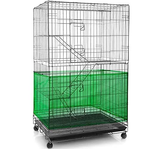 Shappy Green Bird Cage Seed Catcher Net 300cm (118 Inch) | Keeps House Clean thumbnail 1