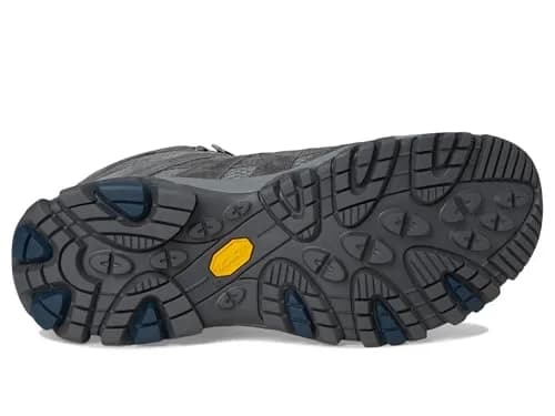 Merrell Men’s Moab 3 Mid Hiking Boot, Granite, 7 Wide | All-Day Comfort & Durability for Indian Trails thumbnail 4