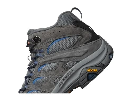 Merrell Men’s Moab 3 Mid Hiking Boot, Granite, 7 Wide | All-Day Comfort & Durability for Indian Trails thumbnail 7