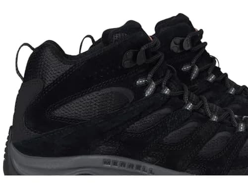 Merrell Men’s Moab 3 Mid Hiking Boot, Black Night, 10 Wide | Out-of-the-Box Comfort & Durability thumbnail 8