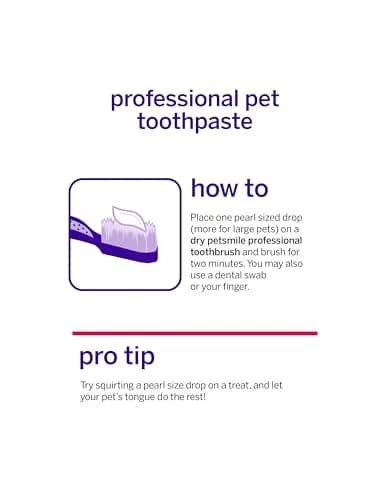 Petsmile VOHC Accepted Toothpaste, Rotisserie Chicken 4.2 Oz (119 g) | Clinically Proven Pet Dental Care thumbnail 6
