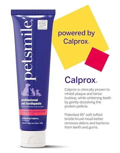 Petsmile VOHC Accepted Toothpaste, Rotisserie Chicken 4.2 Oz (119 g) | Clinically Proven Pet Dental Care thumbnail 3