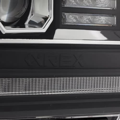 AlphaRex 880615 LUXX Series LED Projector Headlights | Fits GMC Sierra 1500 | Clear Polycarbonate Lens thumbnail 8