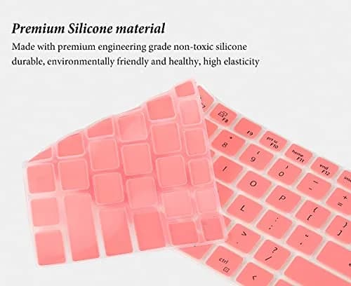 CASEDAO Pink Keyboard Cover Skin for Dell Latitude 7410-7450 14" & 7520 15.6" Laptops | US Layout thumbnail 4