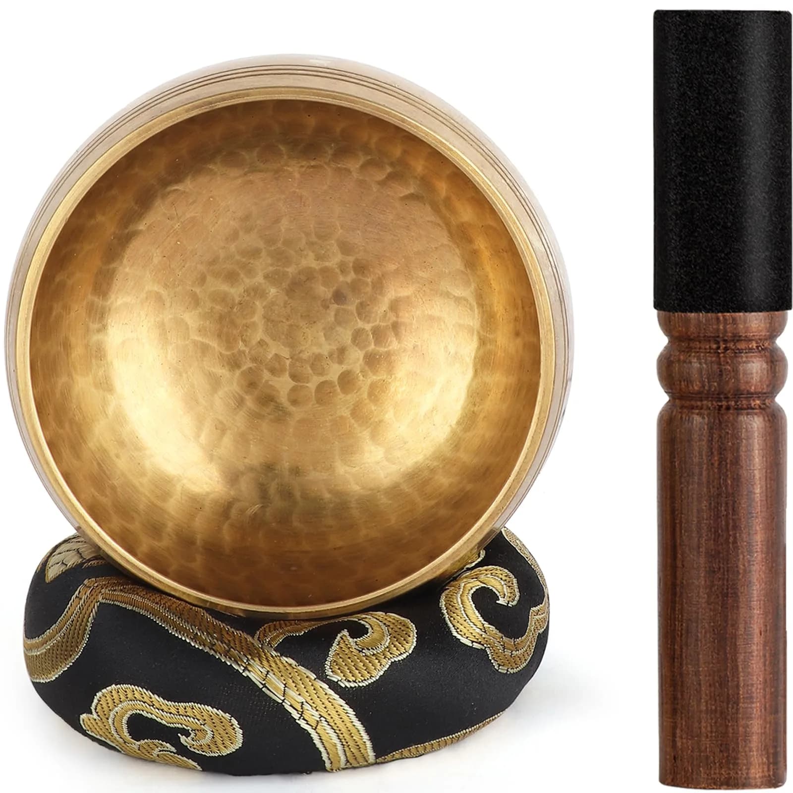 Relaehih Tibetan Singing Bowl Set 8.2 cm (3.15 Inch) | Hand-Hammered Nepal Meditation Chakra Sound Bowl - main product image