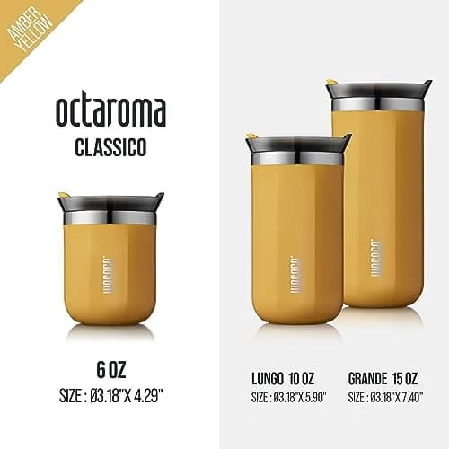 WACACO Octaroma Classico Travel Coffee Mug 180ml (6 fl oz) | Espresso Maker Fit thumbnail 7