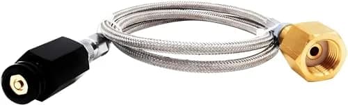 VaVoger Soda Machine Co2 Adapter with High Pressure Stainless Steel Hose 36 inch | Compatible with Jet Aqua Fizz thumbnail 8